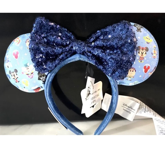 Disney Accessories - NWT Disney Loungefly WDW Attraction Character Cuties Minnie Bow Ears Headband